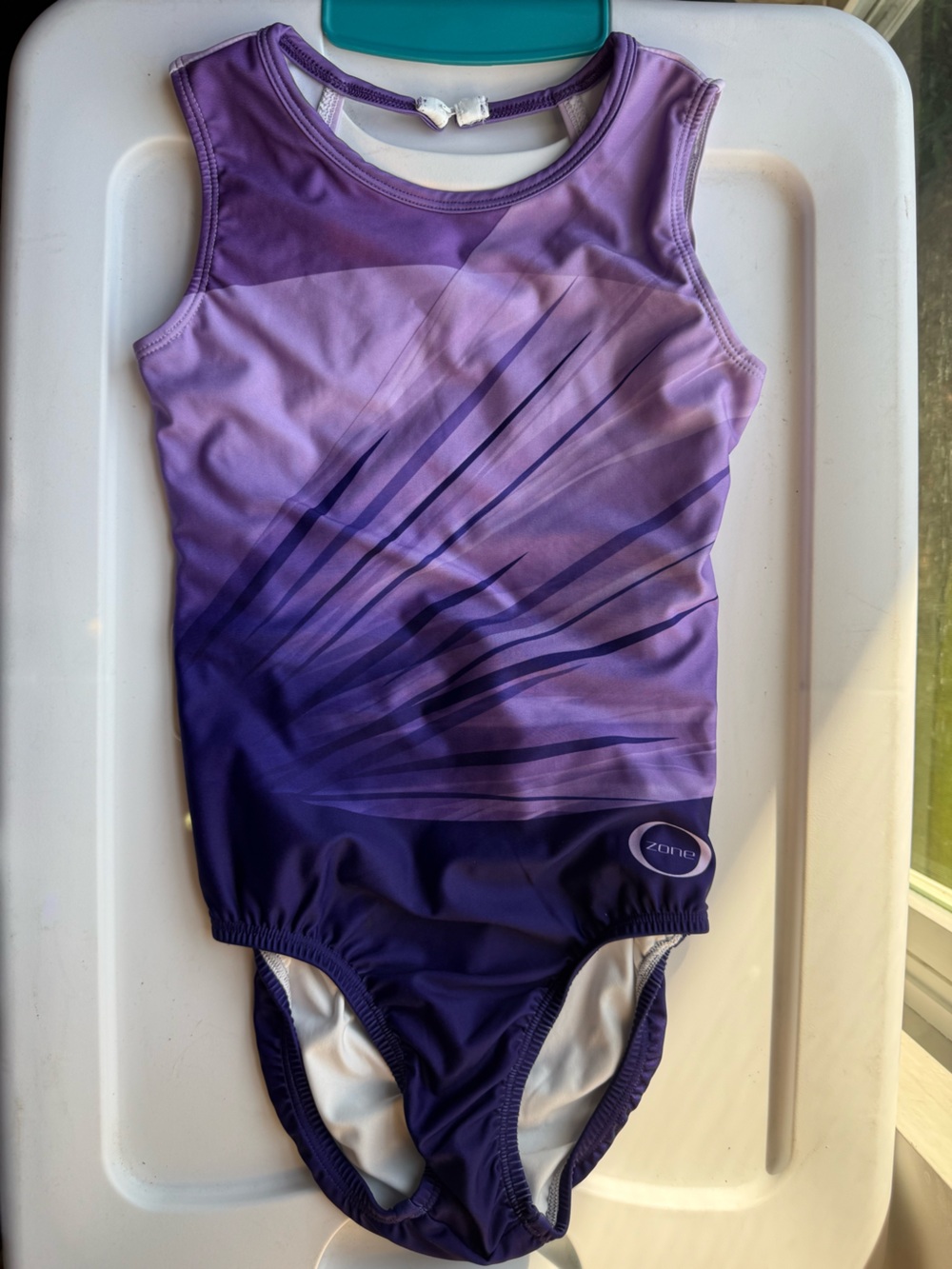 Youth large ozone purple leotard